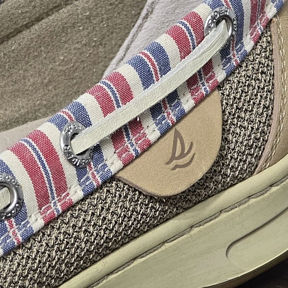 Sperry Angelfish Striped Boat Shoes Women's Size 7.5M - Picture 7 of 13